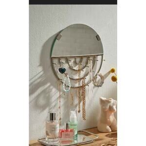 Pottery barn mirrored jewelry hanger